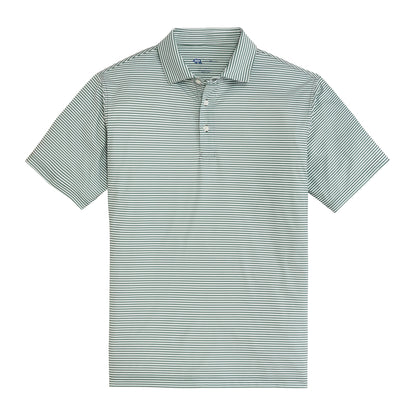 Echo Stripe Performance Polo - Ivy