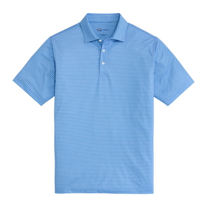 Wake Stripe Performance Polo - Azurine