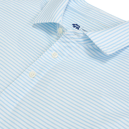 Tour Stripe Performance Pique Polo - Dutch Canal