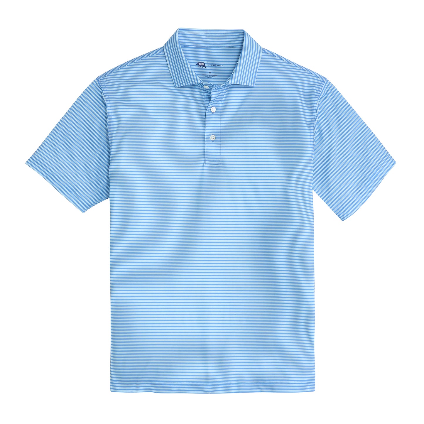 Trophy Stripe Performance Pique Polo - Dutch Canal