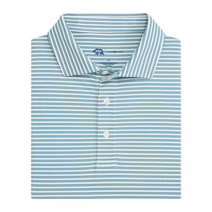 Guide Stripe Performance Pique Polo - Surf