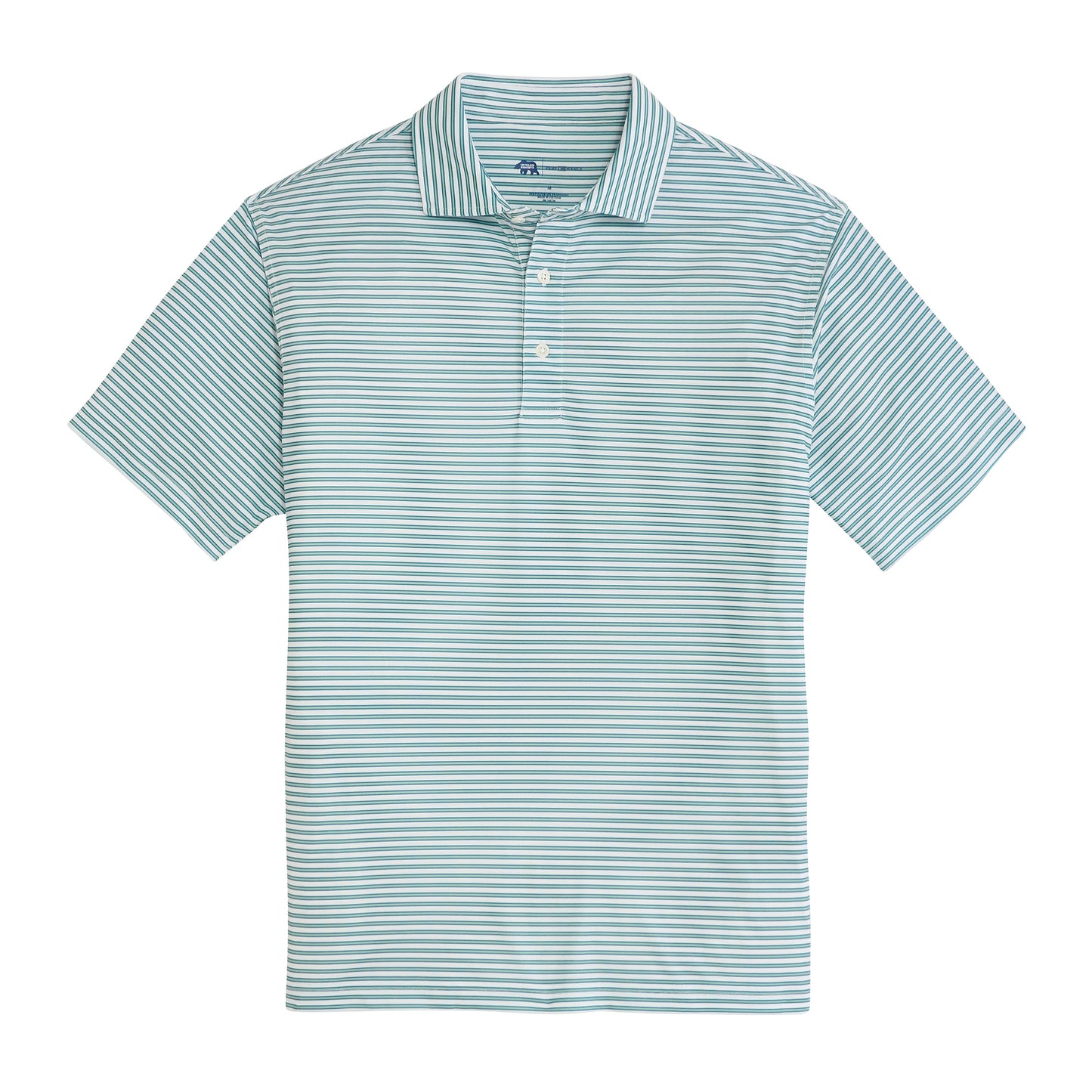 Guide Stripe Performance Pique Polo - Surf