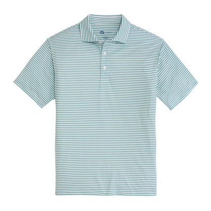 Guide Stripe Performance Pique Polo - Surf