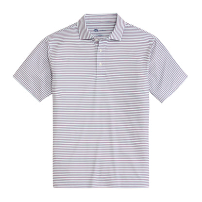 Guide Stripe Performance Pique Polo - Powder Pink