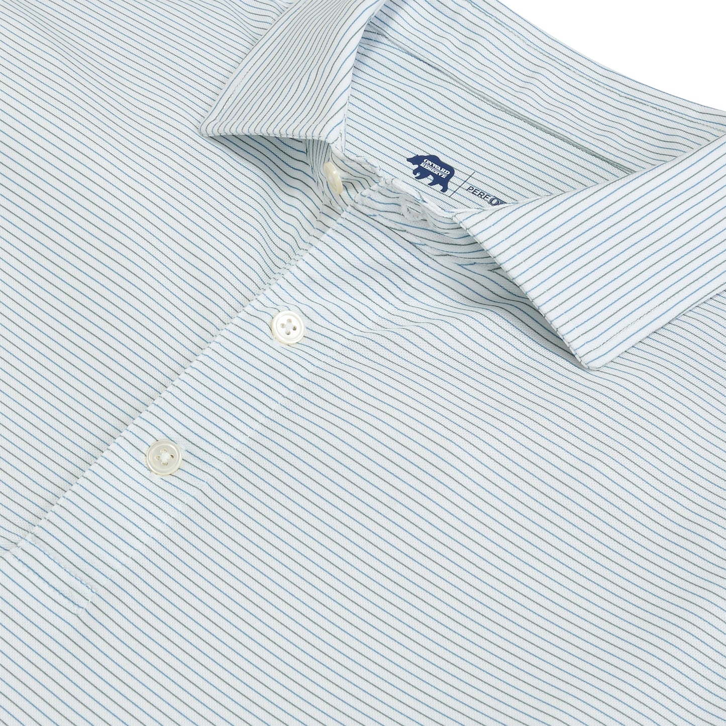 Tour Stripe Performance Pique Polo - Mallard Green