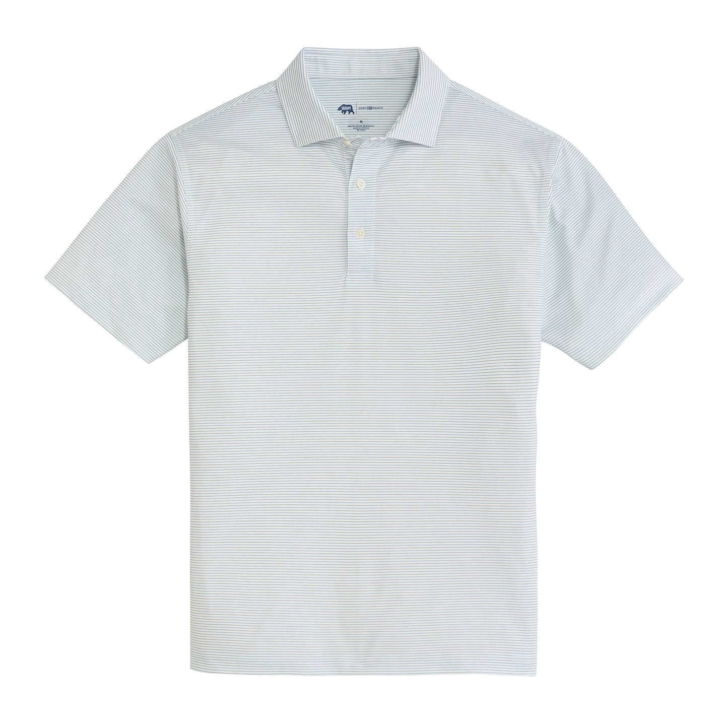 Tour Stripe Performance Pique Polo - Mallard Green
