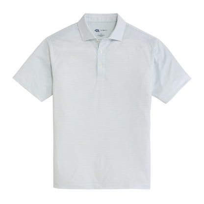 Tour Stripe Performance Pique Polo - Mallard Green