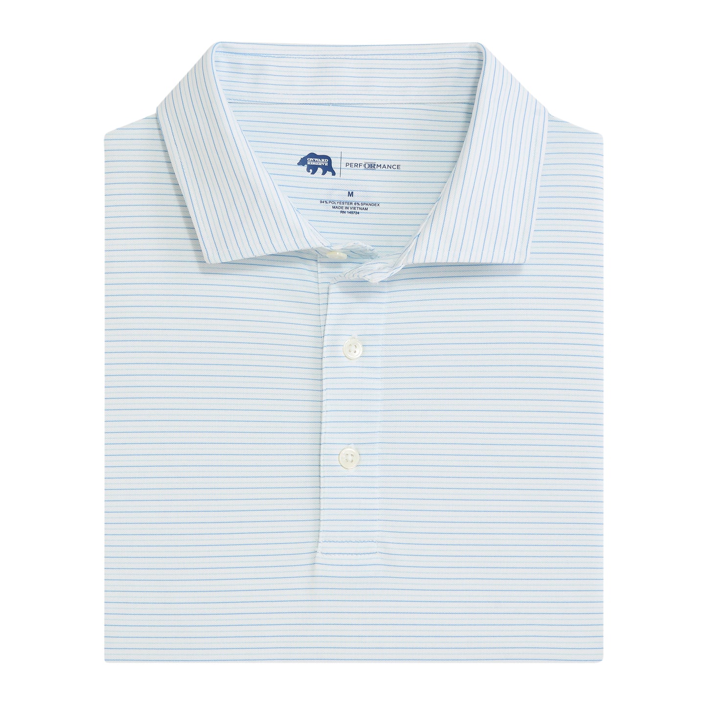 Tour Stripe Performance Pique Polo - Dutch Canal