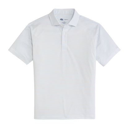 Tour Stripe Performance Pique Polo - Heron