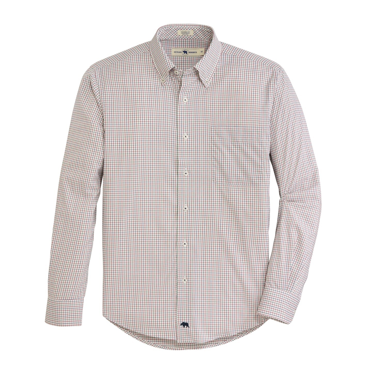 King Tailored Fit Performance Shirt - Brick Red