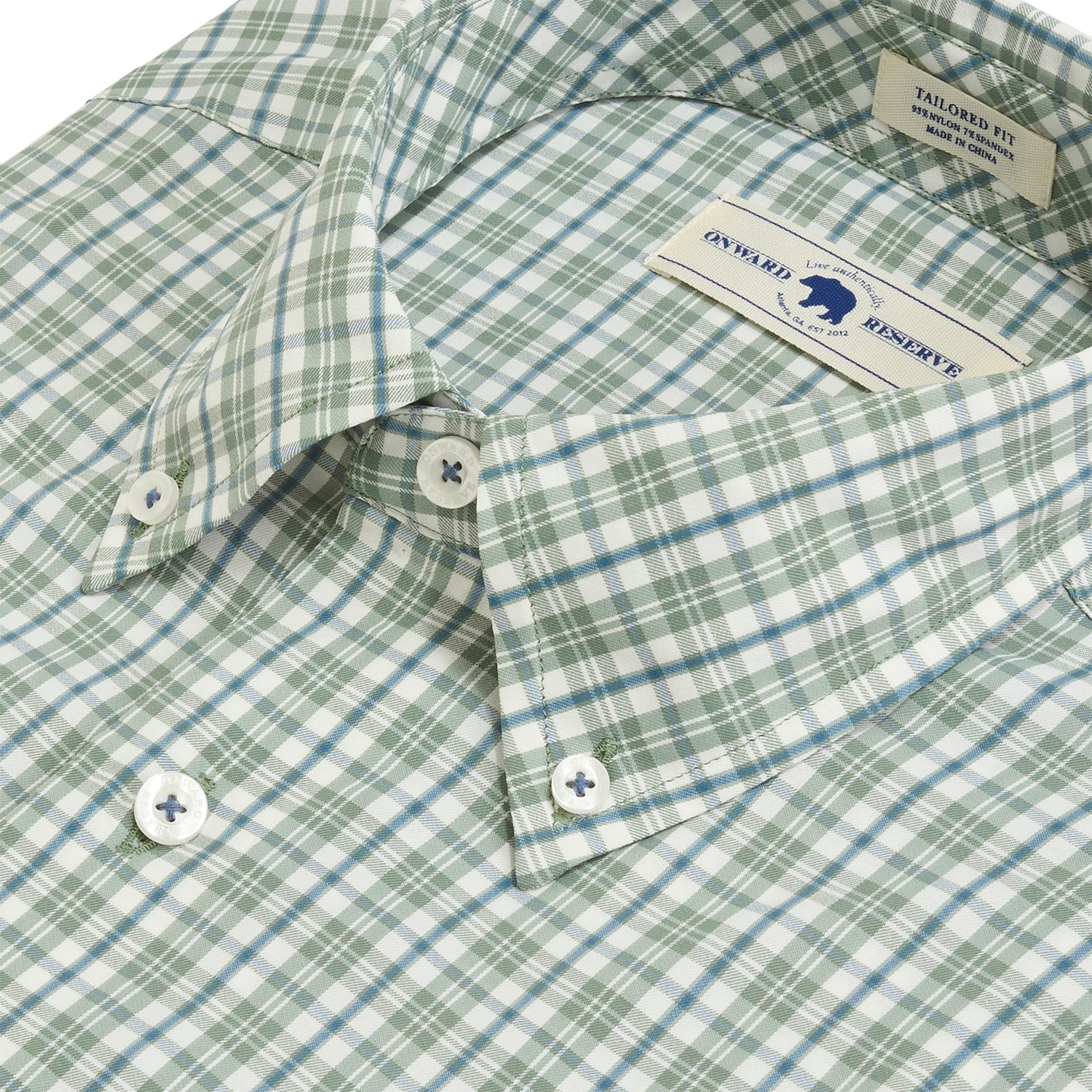 Market Tailored Fit Performance Shirt - Sea Spray