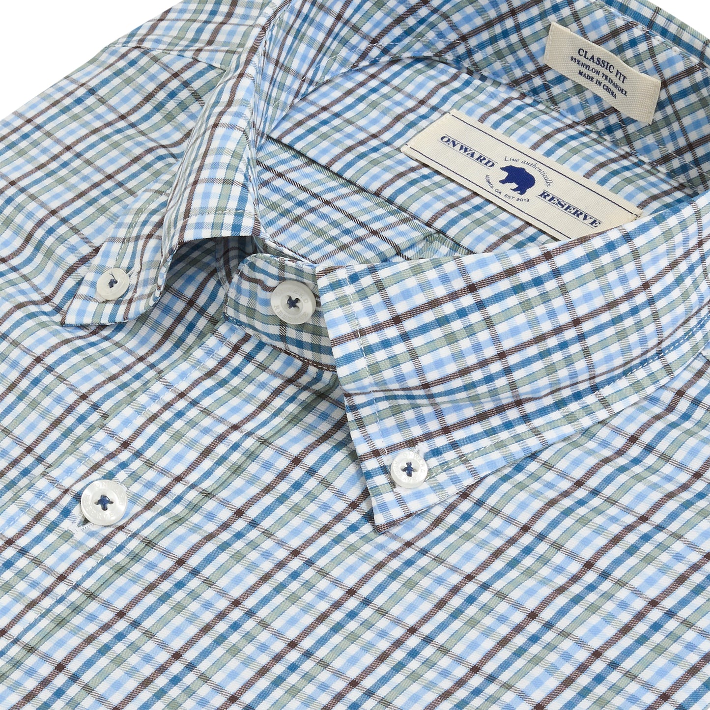 Dunlin Classic Fit Performance Shirt - Chocolate