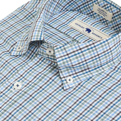 Dunlin Classic Fit Performance Shirt - Chocolate