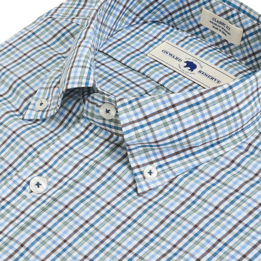 Dunlin Classic Fit Performance Shirt - Chocolate