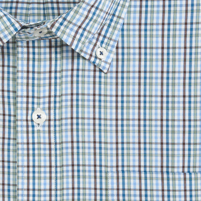 Dunlin Classic Fit Performance Shirt - Chocolate