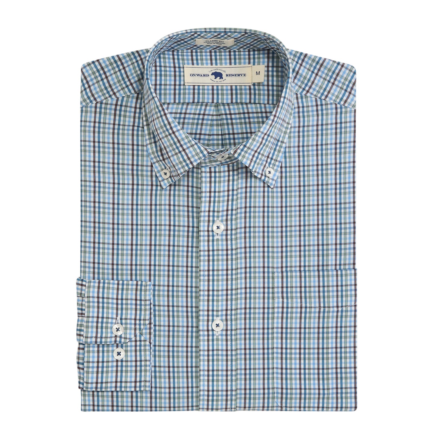 Dunlin Classic Fit Performance Shirt - Chocolate