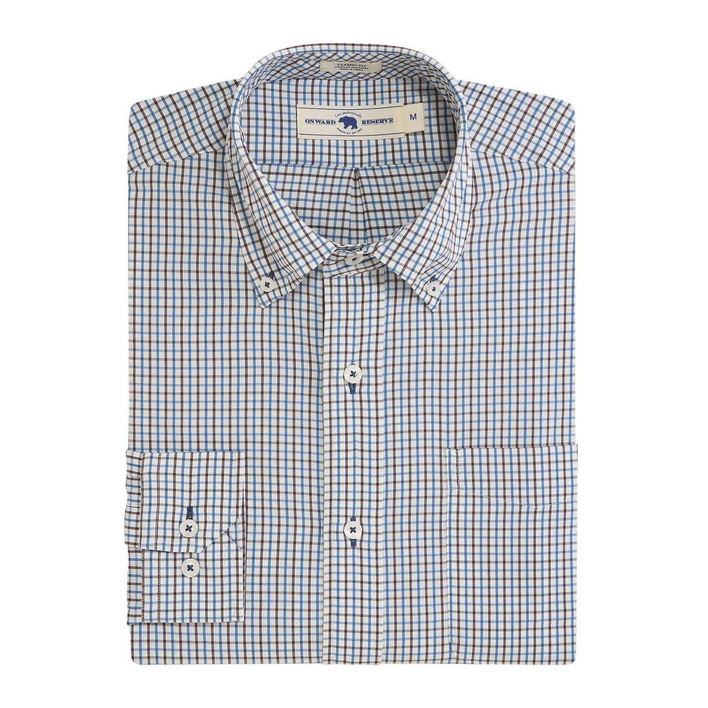 Queen Classic Fit Performance Shirt - Captains Blue
