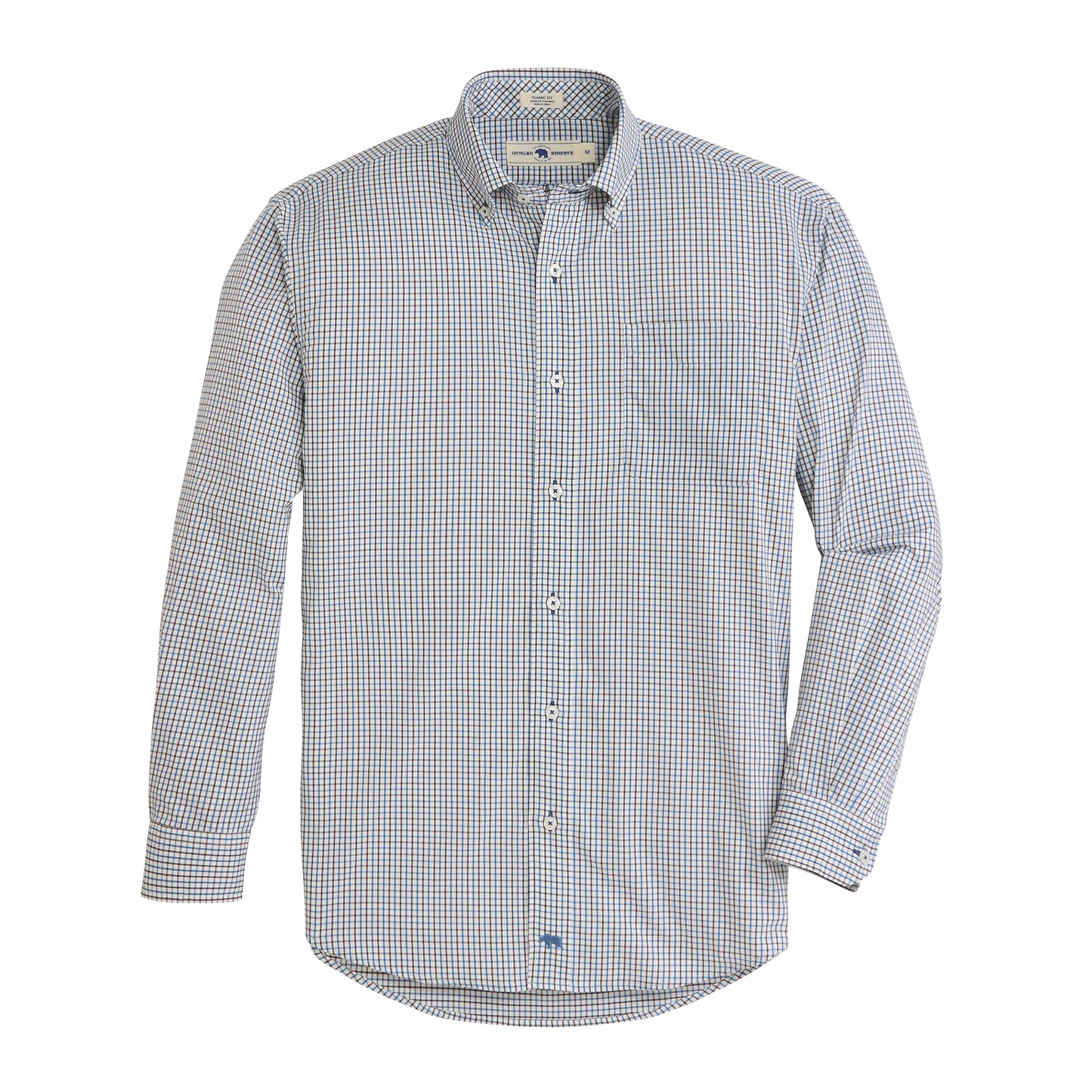 Queen Classic Fit Performance Shirt - Captains Blue