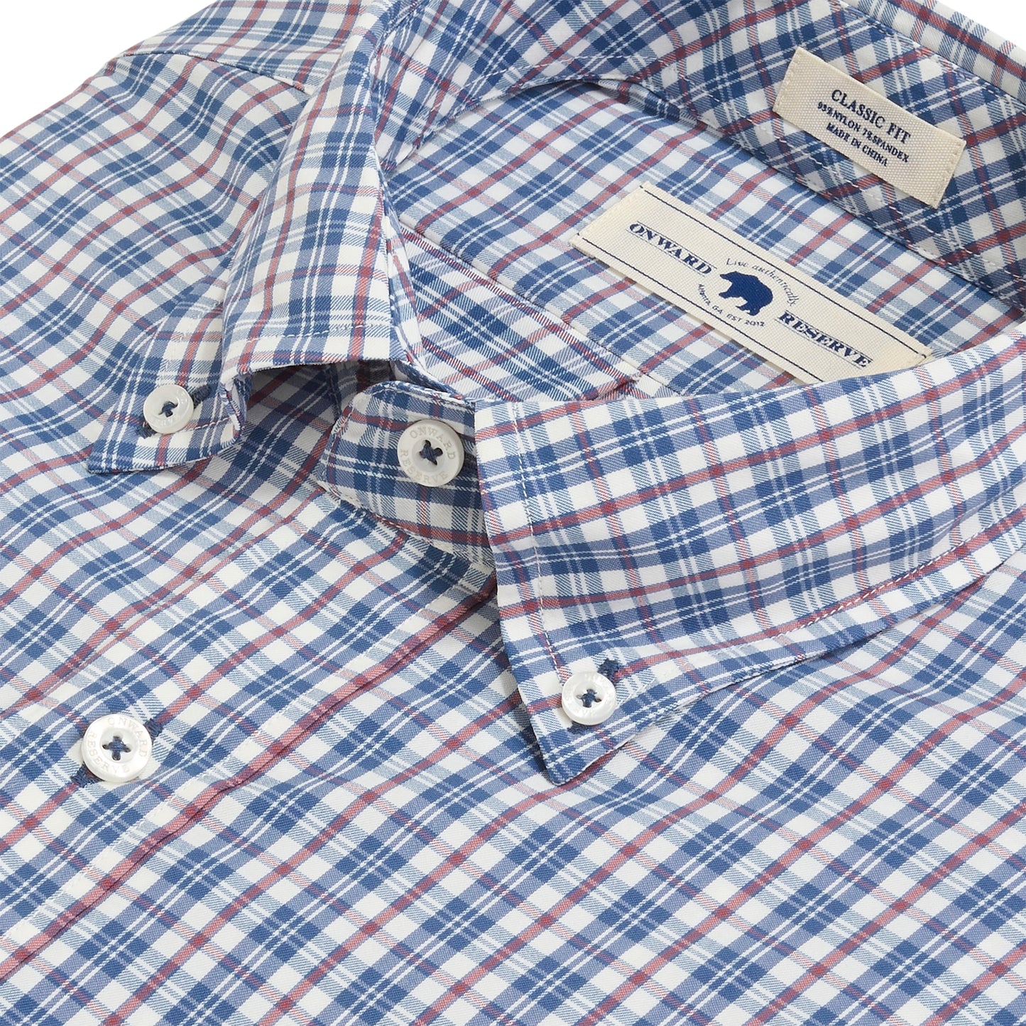 Elliott Classic Fit Performance Shirt - Blue Horizon