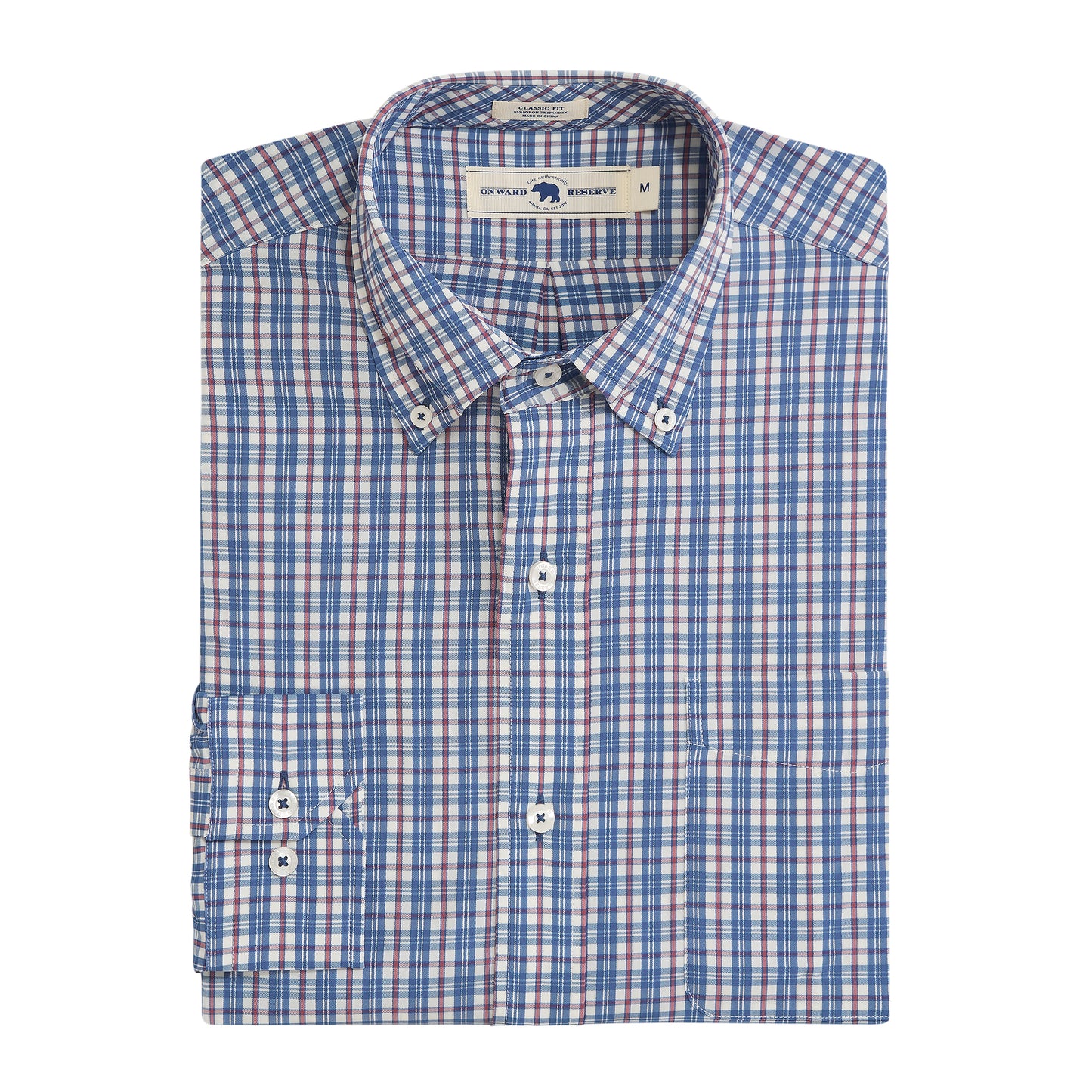 Elliott Classic Fit Performance Shirt - Blue Horizon