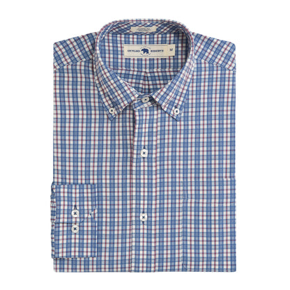 Elliott Classic Fit Performance Shirt - Blue Horizon
