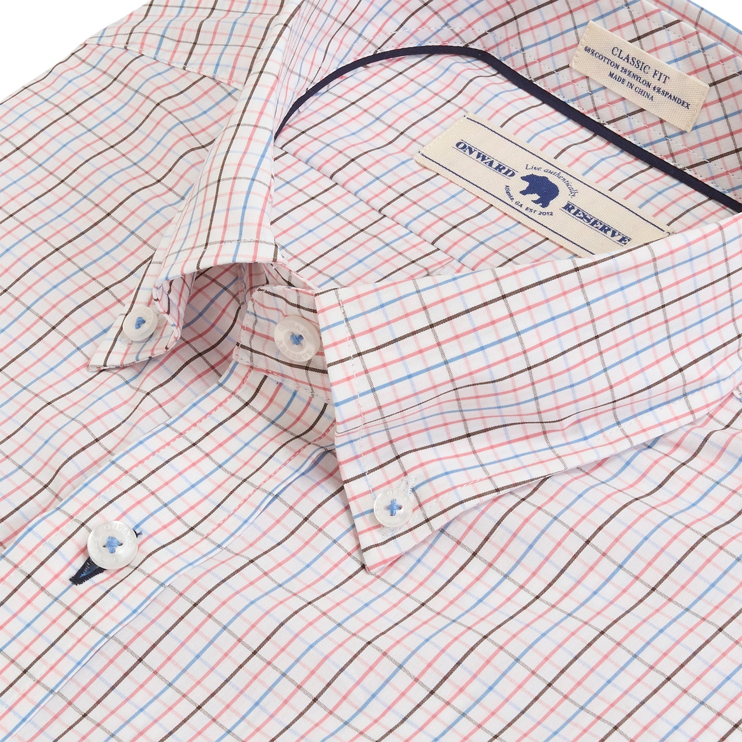 Beadons Classic Fit Quad Shirt - Mauvewood