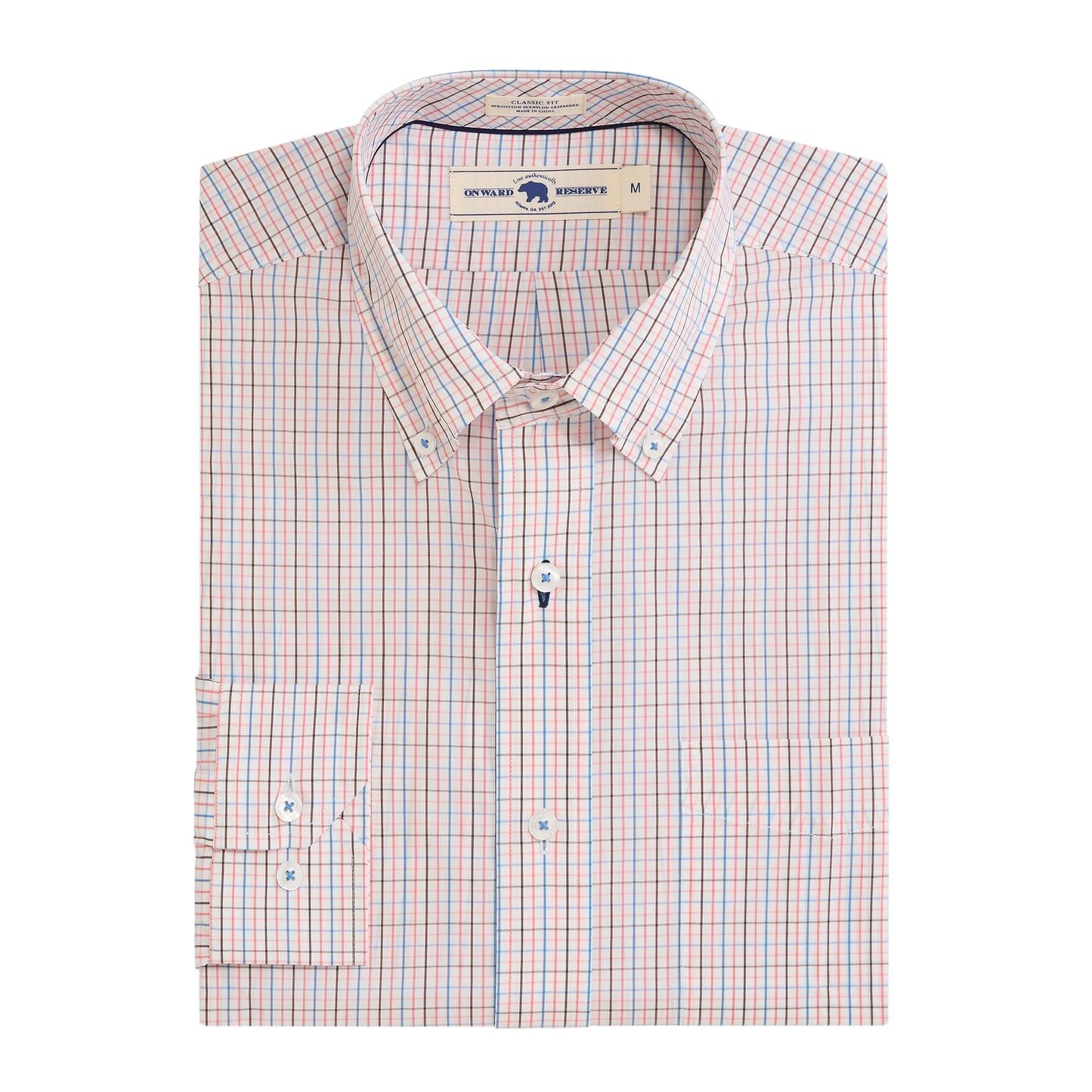 Beadons Classic Fit Quad Shirt - Mauvewood
