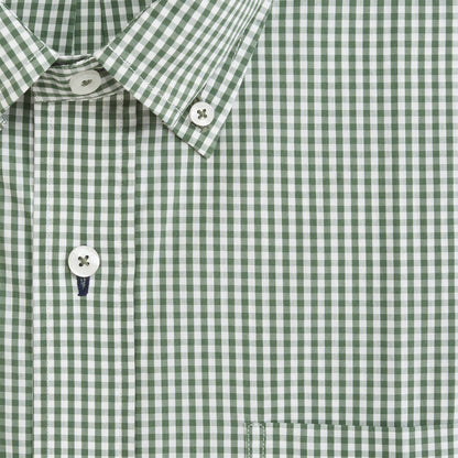 Montagu Classic Fit Quad Shirt - Duck Green