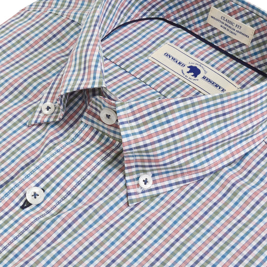 Huger Classic Fit Quad Shirt - Sea Spray
