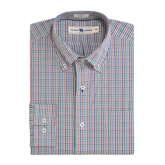 Huger Classic Fit Quad Shirt - Sea Spray