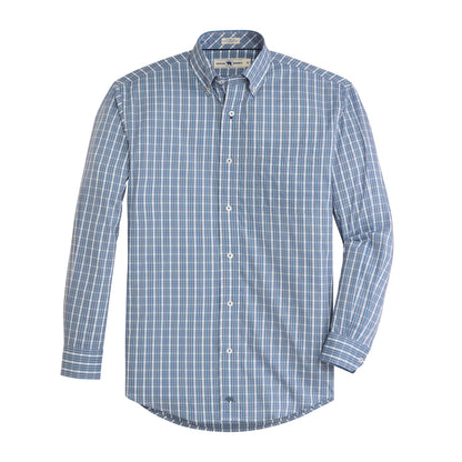 Chalmers Classic Fit Quad Shirt - Captains Blue