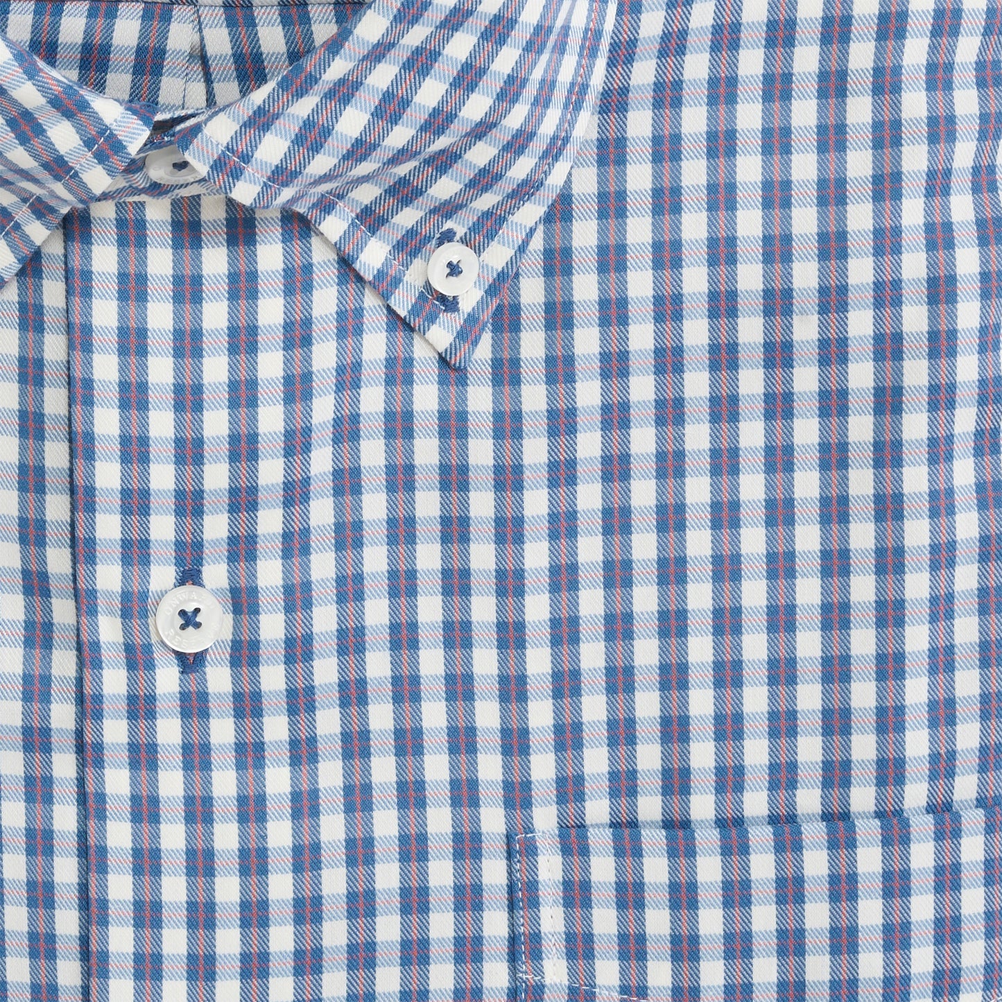 Gibbes Tailored Fit Brushed Performance Twill - Captains Blue