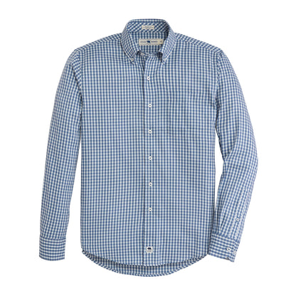 Gibbes Tailored Fit Brushed Performance Twill - Captains Blue