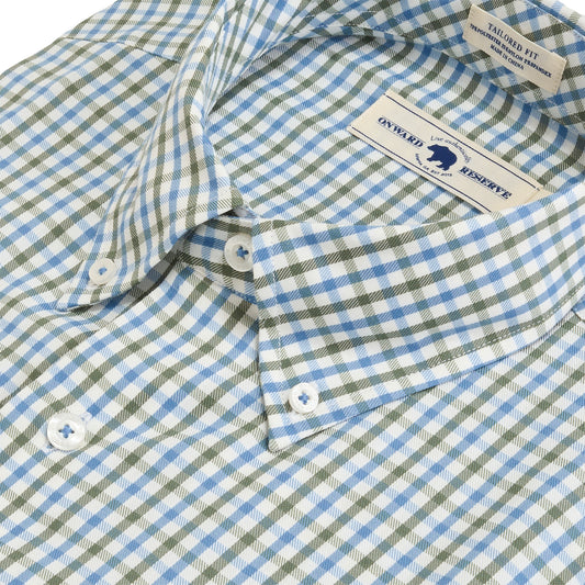 Wentworth Tailored Fit Brushed Performance Twill - Skyride
