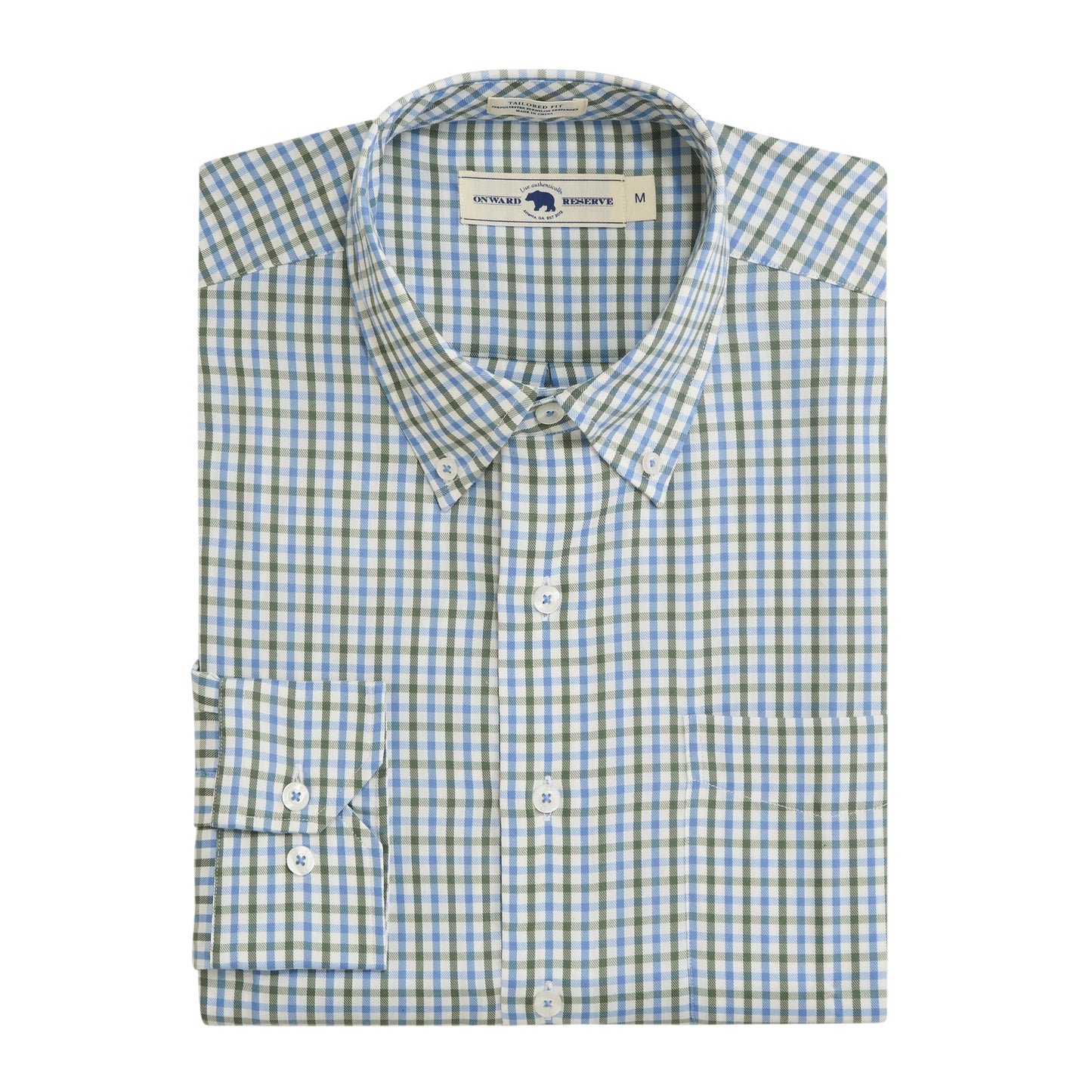 Wentworth Tailored Fit Brushed Performance Twill - Skyride