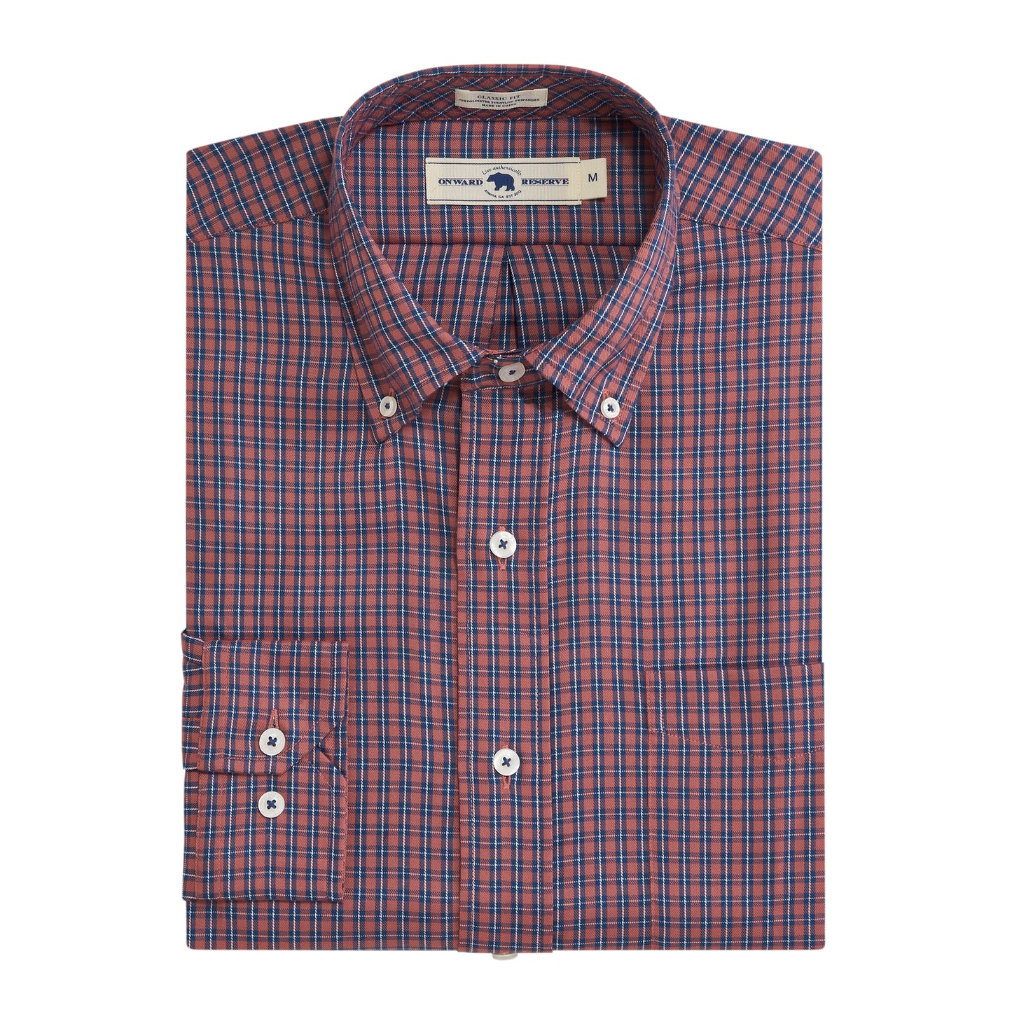 Bogard Classic Fit Brushed Performance Twill - Withered Rose