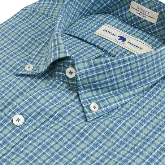Dock Classic Fit Brushed Performance Twill - Surf