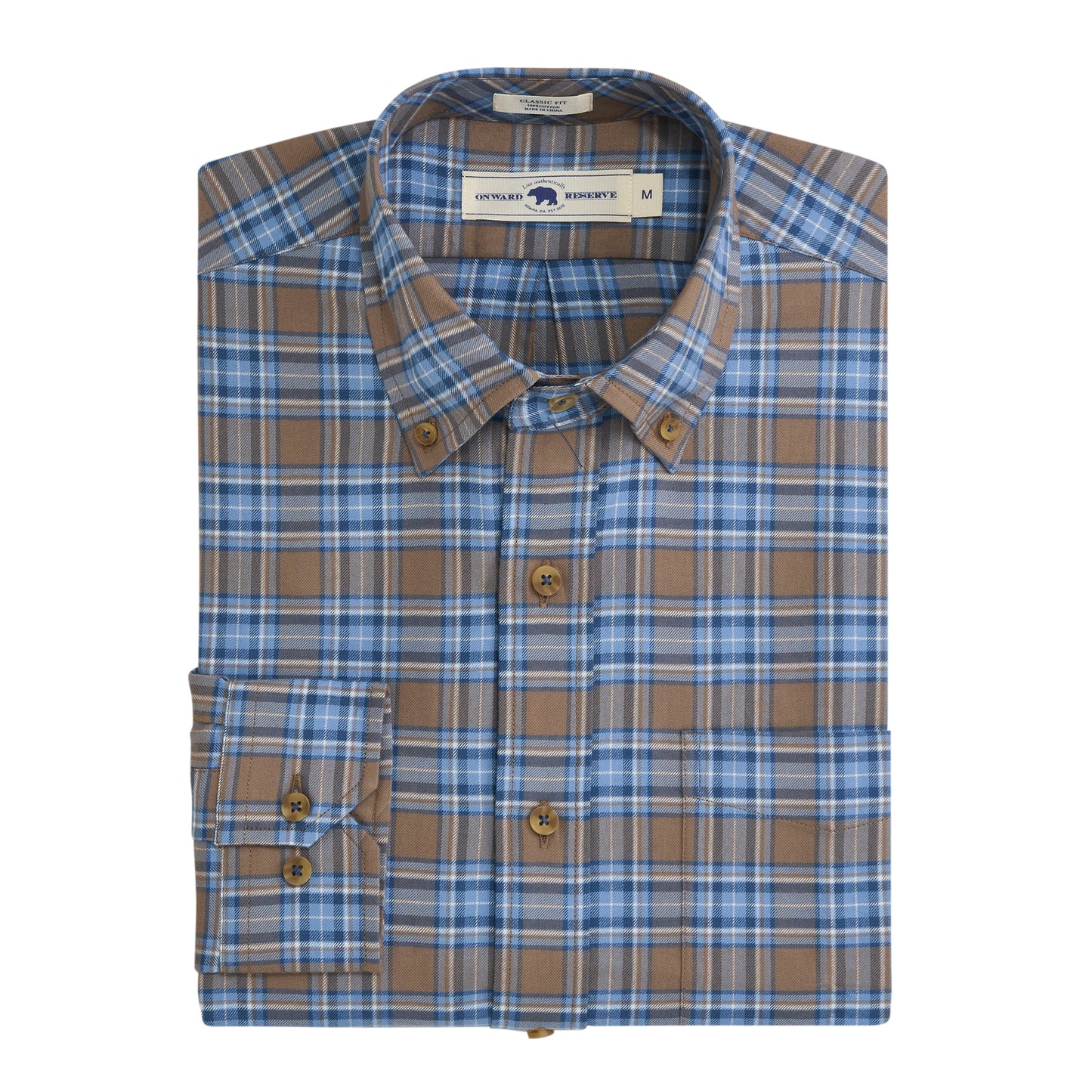 Adgers Featherweight Flannel - Walnut