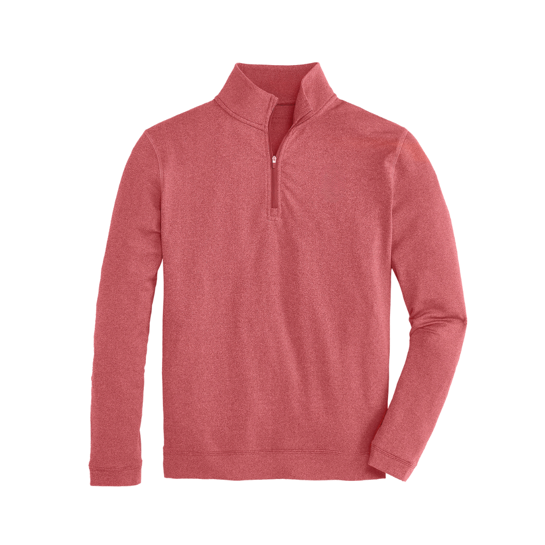 Flow Performance 1/4 Zip Pullover - Red