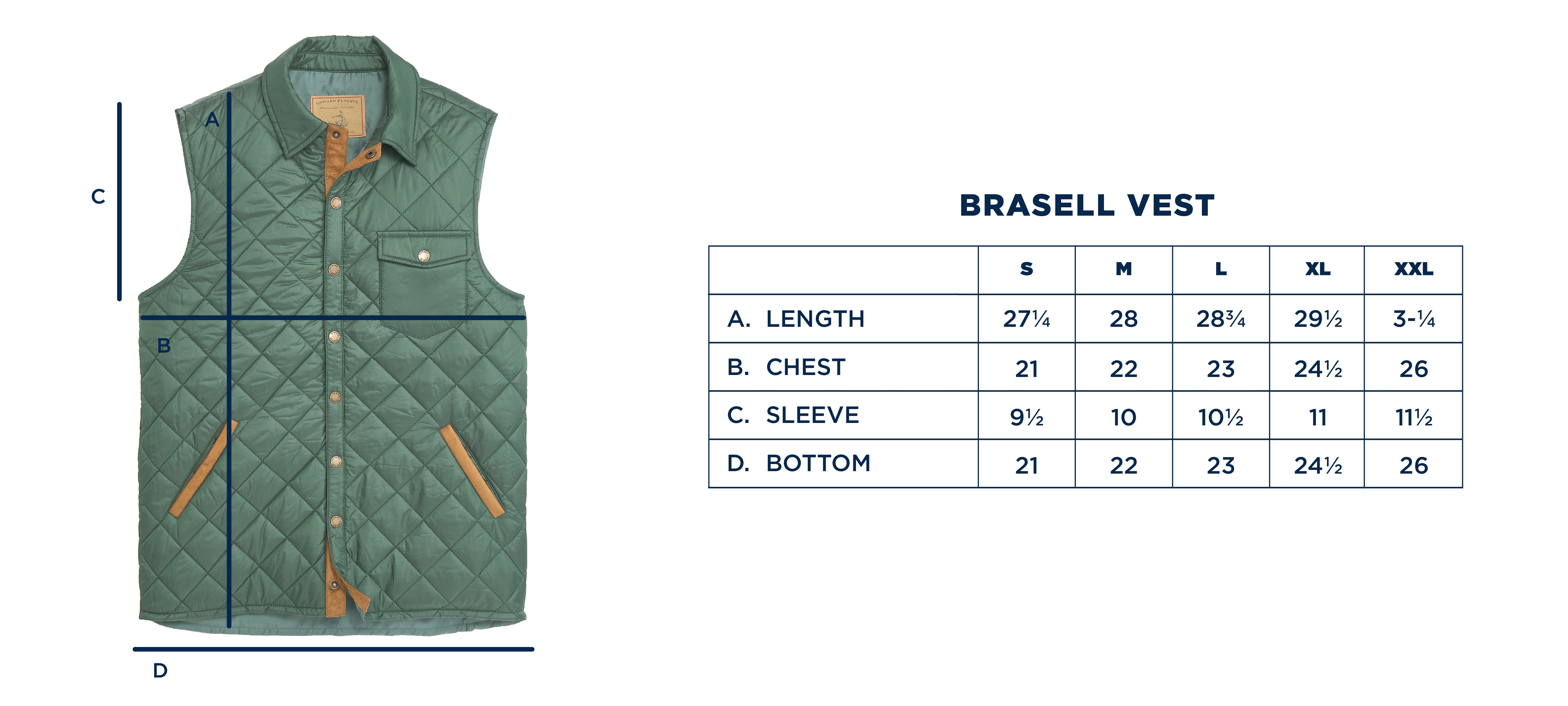 Braswell Vest - Dark Brown – Onward Reserve