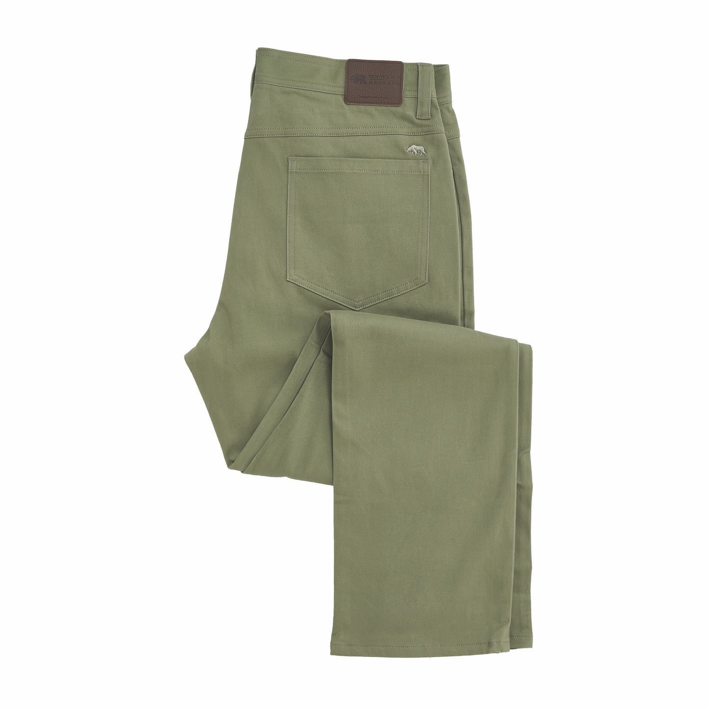 Classic Five Pocket Pant - Oil Green