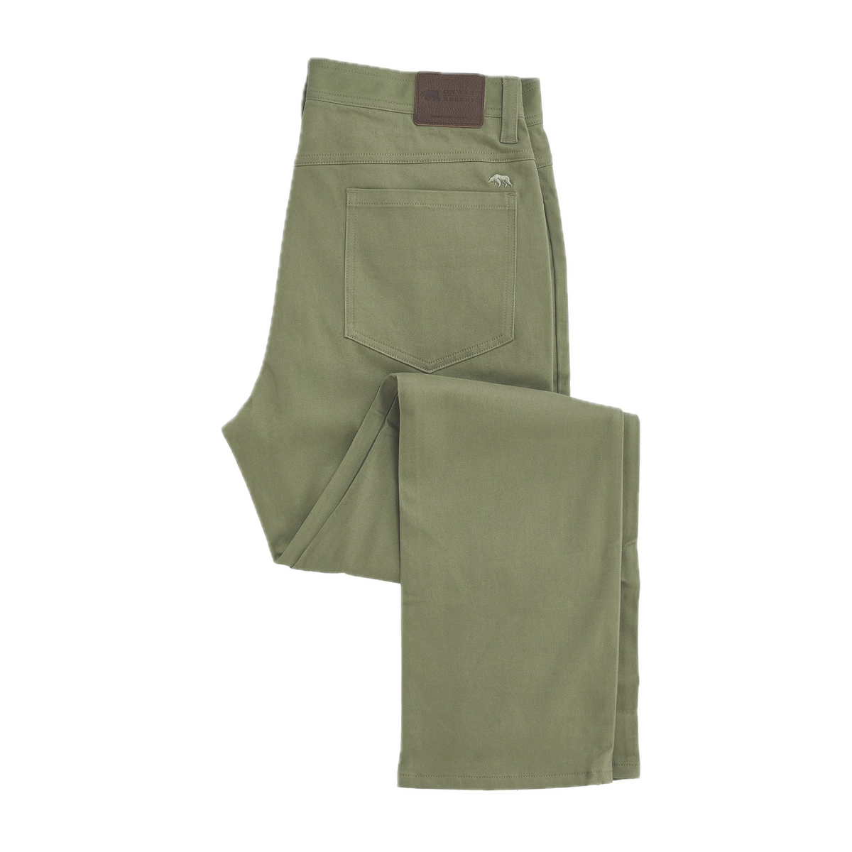 Classic Five Pocket Pant - Oil Green