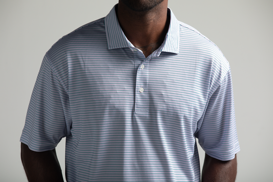 Tampa Bay Rays Hairline Stripe Performance Polo – Onward Reserve