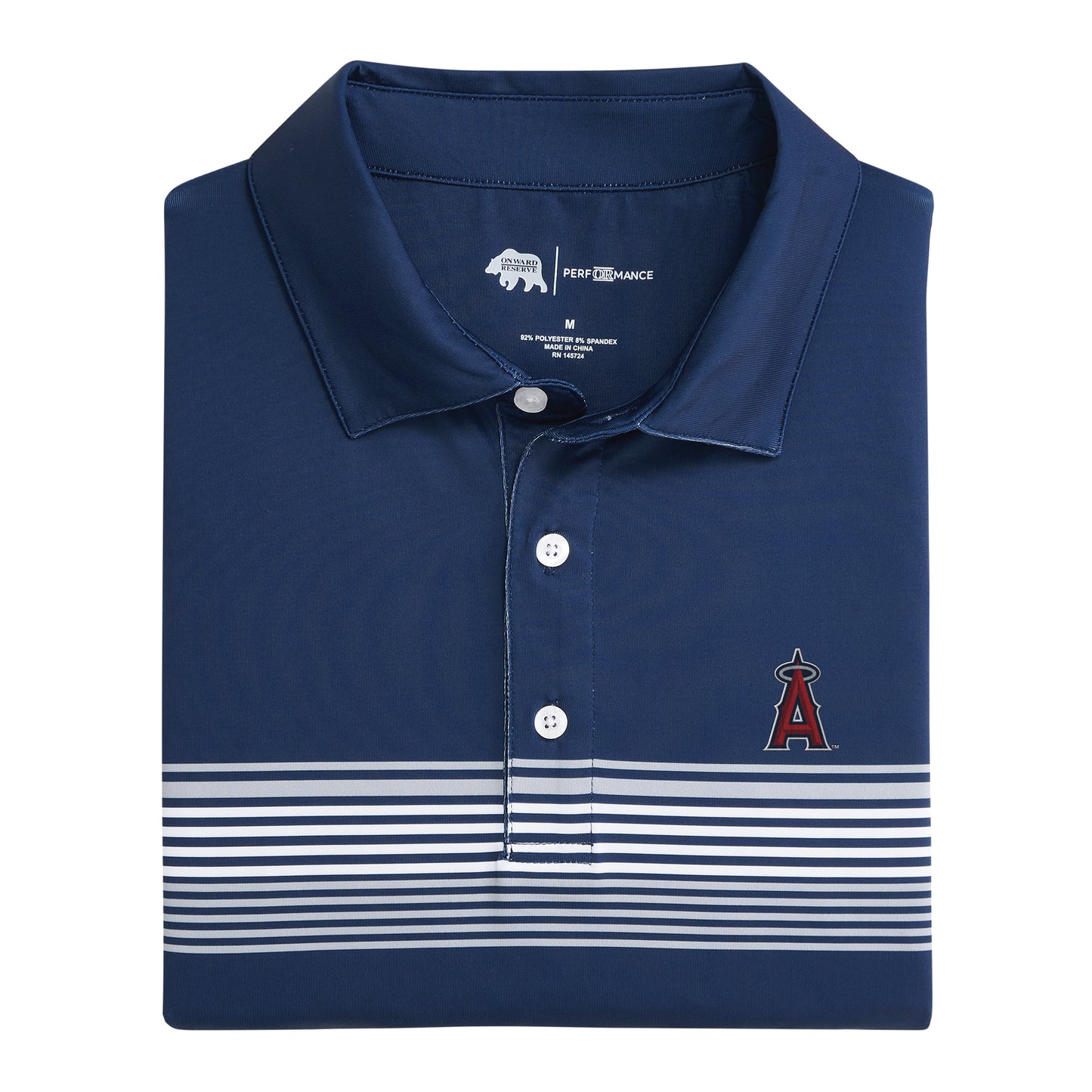 Los Angeles Angels Prestwick Printed Performance Polo