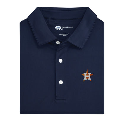 Houston Astros Solid Performance Polo Navy / M Houston Astros Solid Performance Polo Navy / M