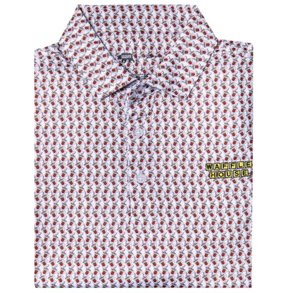 Waffle House Classic Blend Printed Performance Polo