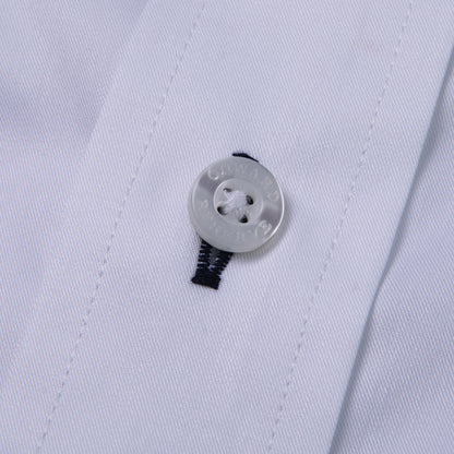 White Classic Fit Quad Woven