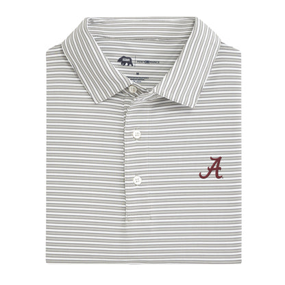 Alabama Mulligan Stripe Performance Polo