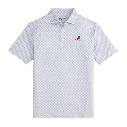 Alabama Tents Printed Performance Polo - White