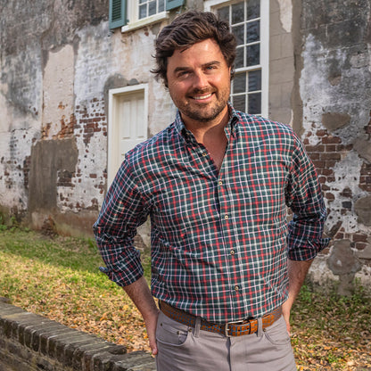 Marion Thomasville Button Down - Mallard Green